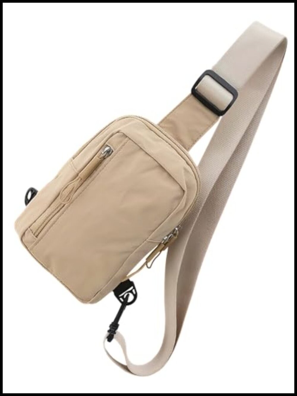 Sling Bag Anti Theft Small Phone Waist Pack Nylon Travel Commute